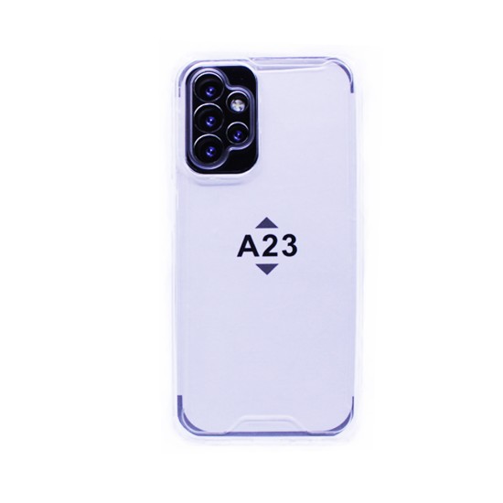 Capa de Silicone com Cantos Duras para Samsung Galaxy A23 Transparente